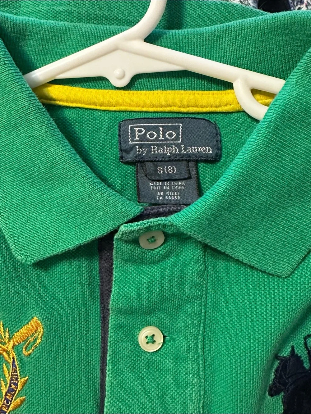 Ralph Lauren Boys' Teal Green Polo Shirt